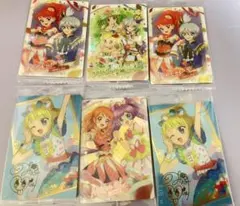 アイカツ　プリパラ　ウエハース　6枚