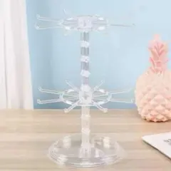 めじるしアクセサリー ガチャガチャ 収納 アクセサリースタンド 回転式