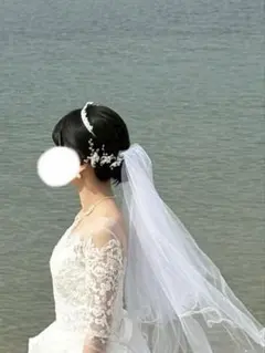 ウェディング 髪飾りのみ3個