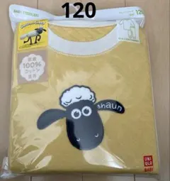 UNIQLO ユニクロ　ひつじのショーン　キルトパジャマ　120 新品 イエロー