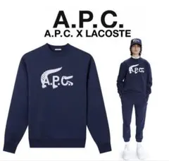 a*c様 A.P.C. LACOSTE ネイビー トレーナー Lサイズ a*c様 A.P.C. LACOSTE ネイビー トレーナー Lサイズ - メルカリ