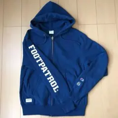 XL フットパトロール x CHAMPION 別注 RW パーカーチャンピオン