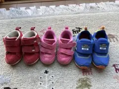 ベビーシューズ　asics2足ニューバランス1足