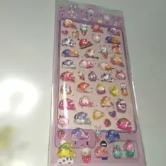 ぷっくりジュエル3Dシール うさぎ 動物 立体