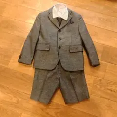 ［卒園式・入学式］110サイズ グレー フォーマルスーツ