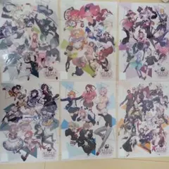 にじさんじ　A3クリアポスター　にじフェス2021 6枚セット