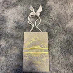 CHRISTIAN DIOR 中型紙袋 ゴールド装飾