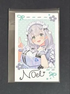 白銀ノエル　チェキ風カード　ホロライブ　3期生　1st EP きゅるるん大作戦