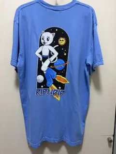RIPNDIP Tシャツ ブルー L