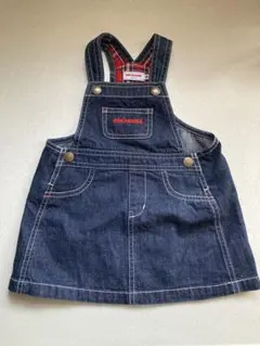 【新品 未使用】 MIKIHOUSE ミキハウス ジャンパースカート デニム