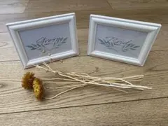 ウェルカムスペース　新郎新婦受付サイン　ドライフラワー 付き