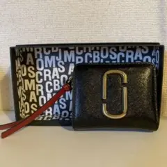 マークジェイコブス スナップショット 2つ折り財布 バイカラー