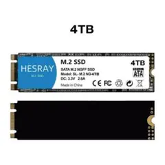 HESRAY M.2 2280 NGFF SSD 4TB SATA3.0