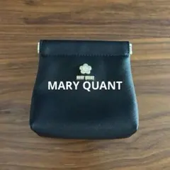 MARY QUANT マリークワント　サフィアーノパール バネクチポーチ　美品