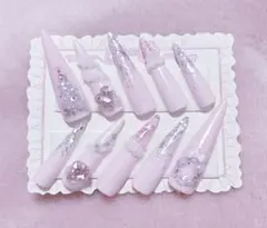 【BFD値下げ】冬 クリスマス 地雷系 量産型 平成女児 ギャル ネイルチップ