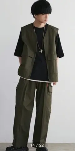 WYM LIDNM　SEMI WIDE STRAIGHT TUCK CARGO