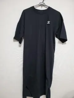 adidas アディダスオリジナルス　Tシャツ ブラック　ワンピース