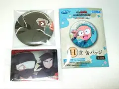 忍たま乱太郎 セガくじ缶バッジ・ウエハース カード 雑渡昆奈門 諸泉尊奈門セット