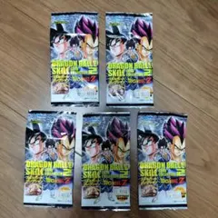 《新品未開封》ドラゴンボール　スキルカードコレクション　5パックセット
