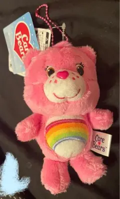 Care Bears ピンクぬいぐるみ レインボー