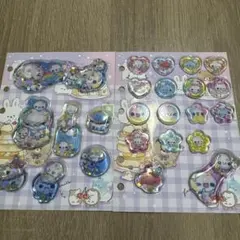 シール あわわちゃん ウォーターシール おはじきシール