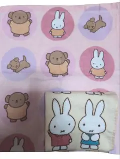 ミッフィーデザイン フェイスタオル１枚 ハンドタオル１枚 新品未使用品