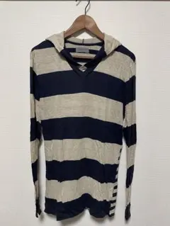 youji yamamoto pour homme ニット　パーカー　ボーダーのサムネイル
