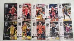 10周年　記念カード　 Bリーグ 　トレカ　渡邊雄太　含む10点
