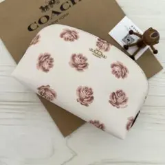 ★ 新品 COACH コーチ ポーチ 花柄