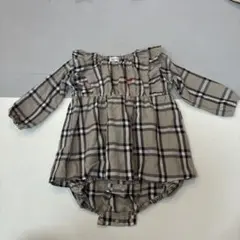 POLO Baby チェック柄ロンパース 80