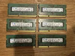 Samsung ノートPC用メモリ 1GB 6枚セットのサムネイル