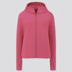 エアリズムUVカットメッシュパーカ（長袖）