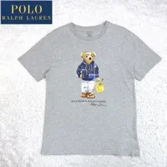 極美品✨】 現行タグ ラルフローレン ポロベア ポロシャツ グレー 半袖