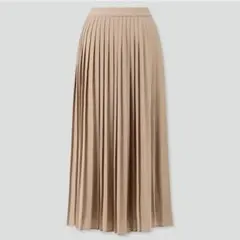ユニクロ　UNIQLO　シフォンプリーツロングスカート