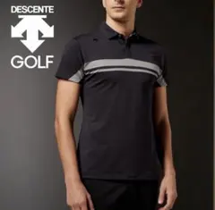 【美品】 DESCENTE ライクラ 鹿の子 ショートスリーブシャツ サイズXOのサムネイル