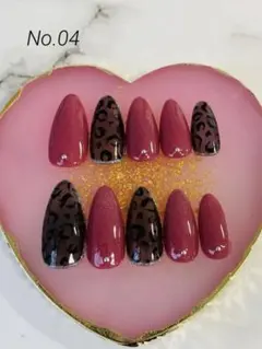 ネイルチップ 現品 即購入可 ピンク ラメ シアー ブラック ヒョウ フラッシュ