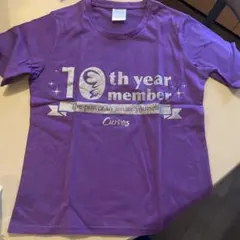 Curves 19th year member Tシャツ パープル