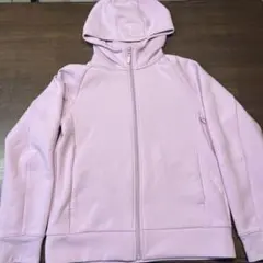 ユニクロ　ウルトラストレッチドライスウェットフルジップパーカー　紫　160㎝