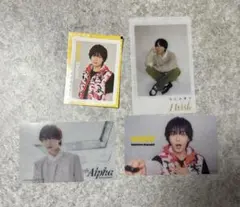 なにわ男子 大西流星クリアソロカード、 切手風ステッカー