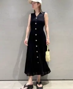 snidel スナイデル クロシェ風シアーニットワンピース - メルカリ