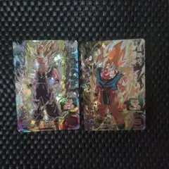 ドラゴンボールヒーローズBM3-SEC2孫悟空UM12-SEC3孫悟飯少年期のサムネイル