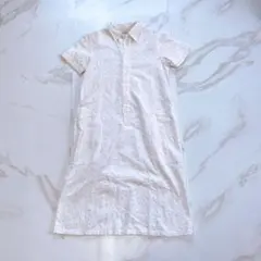 ジュンヤワタナベ　コムデギャルソン　総刺繍シャツワンピース　AD2011 総刺繍のサムネイル