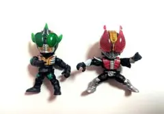 【可動式】仮面ライダー電王&仮面ライダーゼロノス フィギュア 2体セット
