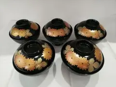 輪島塗り　お椀　蒔絵　南天 輪島塗り お椀 蒔絵 南天 【公式通販】