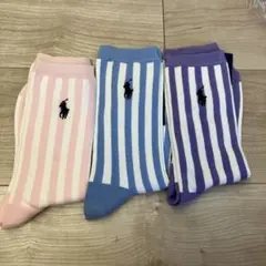 POLO RALPH LAUREN レディース ソックス 3足セット