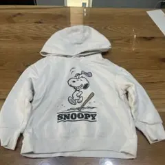 スヌーピー フード付きパーカー 100cm