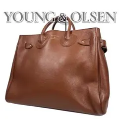 YOUNG&OLSEN エンボス ベルテッド トートバッグ Sタグ dカン - メルカリ