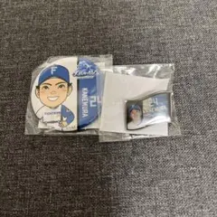 ファイターズガチャ　金村尚真　缶バッジ・ピンズセット