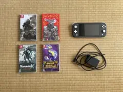 値下げ！】Switchライト＋ ポケモンカセット3種まとめ＋おまけ（あつ森