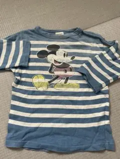 denim dungaree ミッキーマウス